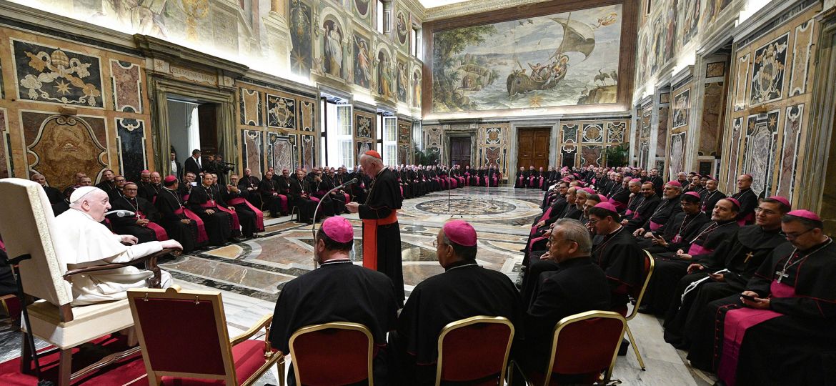 POPE AUDIENCE NEW BISHOPS