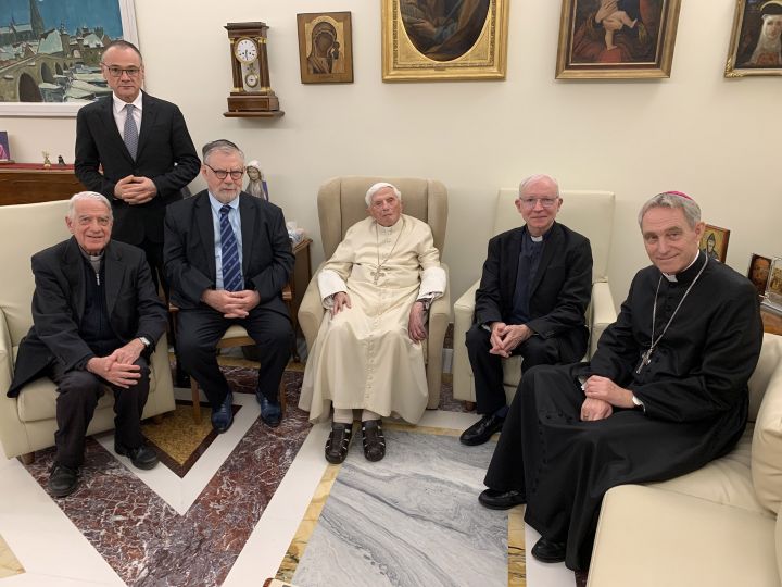 Pope Ratzinger Sly Pope pays tribute to predecessor, honors Ratzinger Prize winners ...