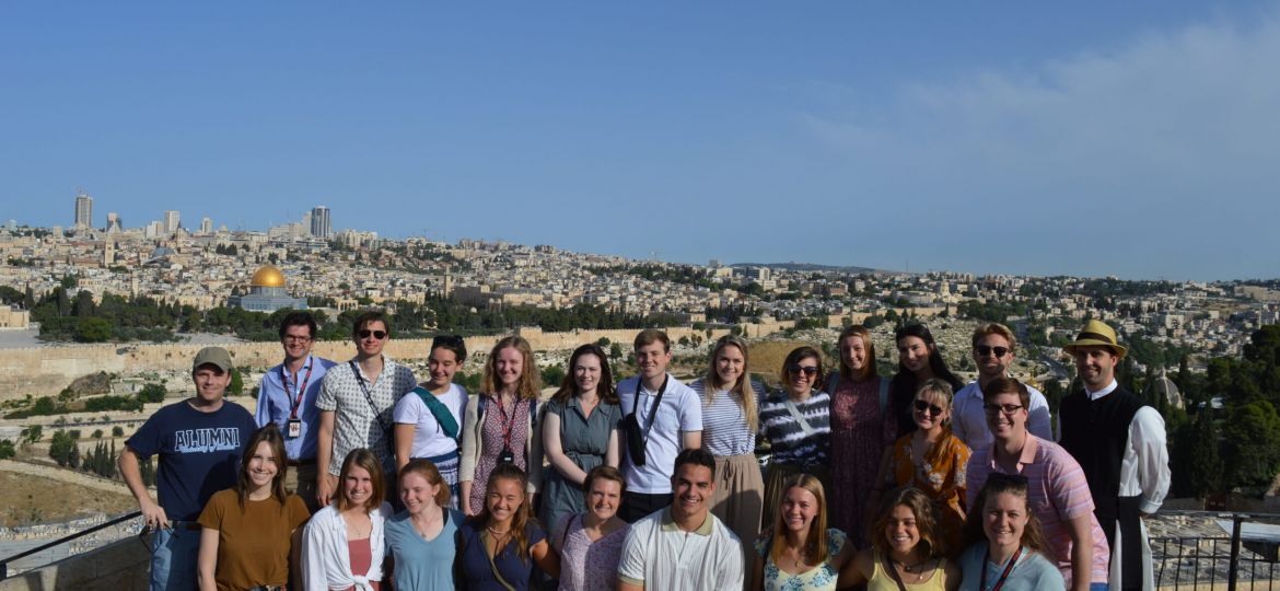 UD Holy Land Group Photo Mount of Olives