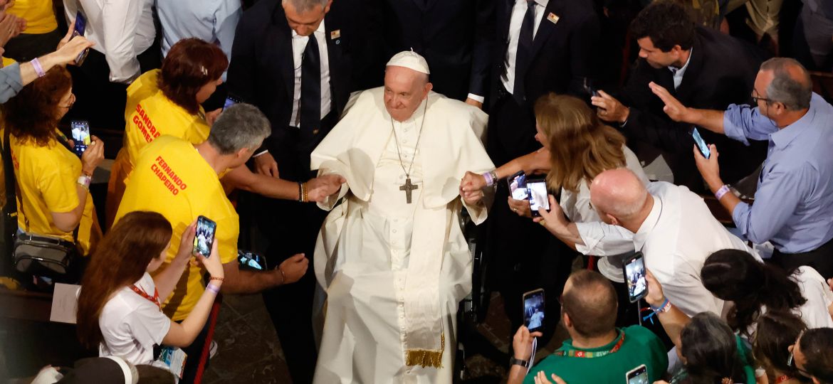 POPE FRANCIS VESPERS LISBON