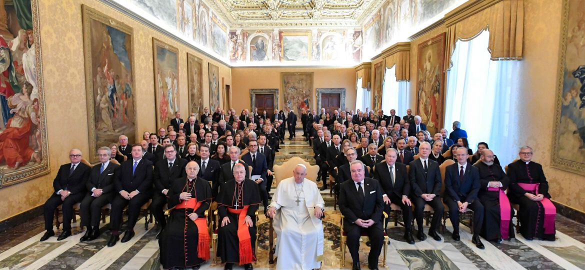 POPE FRANCIS AMBASSADORS OF THE ORDER OF MALTA (Demo)