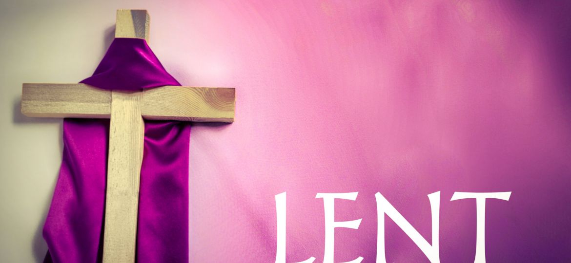 Lent Season,Holy Week and Good Friday concepts - 'LENT fast pray (Demo)