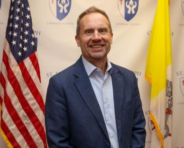 St. Joseph Catholic School Principal Mark Osborn smiles for a photo.