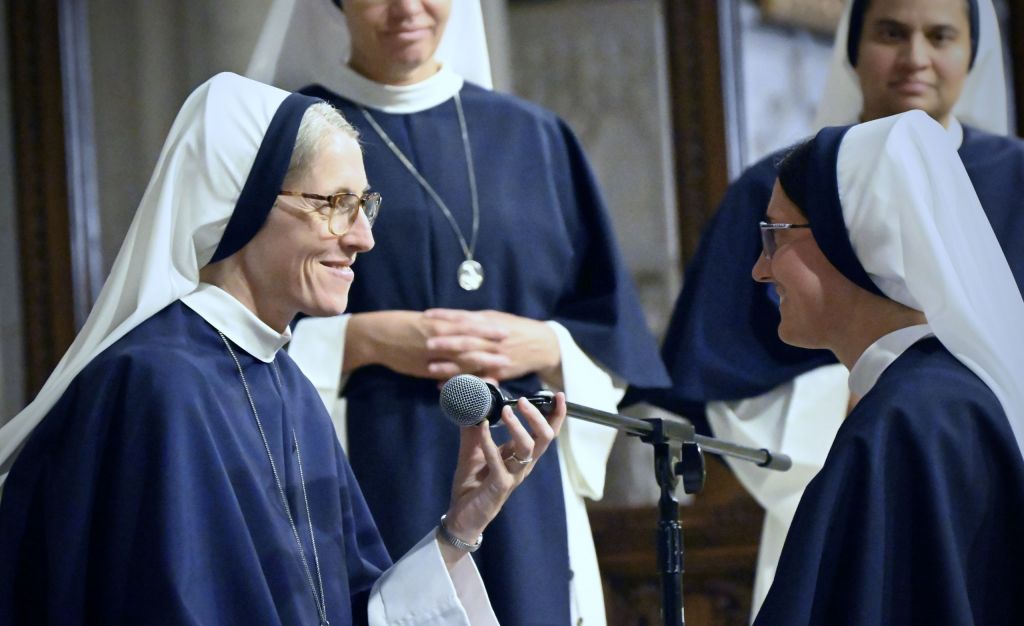 Sister Juliana Guadalupe professes her perpetual vows as a Sister of Life.