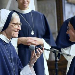 Sister Juliana Guadalupe professes her perpetual vows as a Sister of Life.