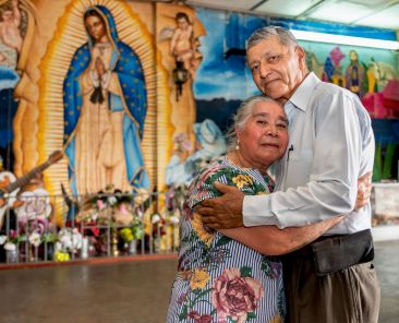 Tereso y Ramona Ortiz celebran 54 años de casados afincados a su fe.