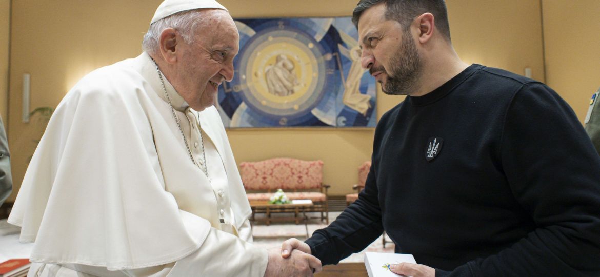 POPE FRANCIS UKRAINIAN PRESIDENT ZELENSKYY