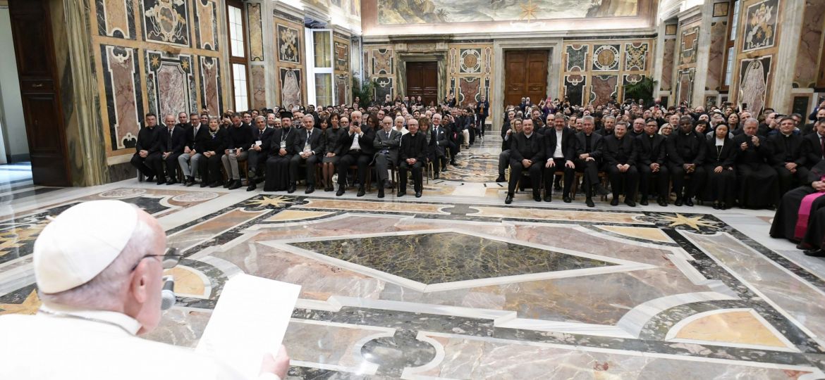 POPE FRANCIS SAINTS MEETING