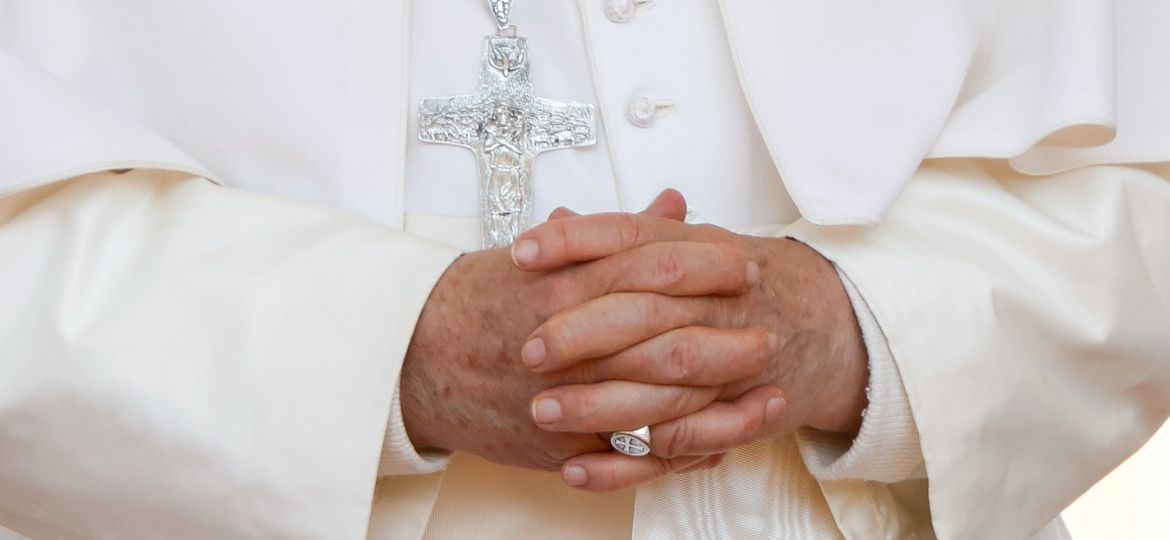 STOCK POPE FRANCIS PECTORAL CROSS