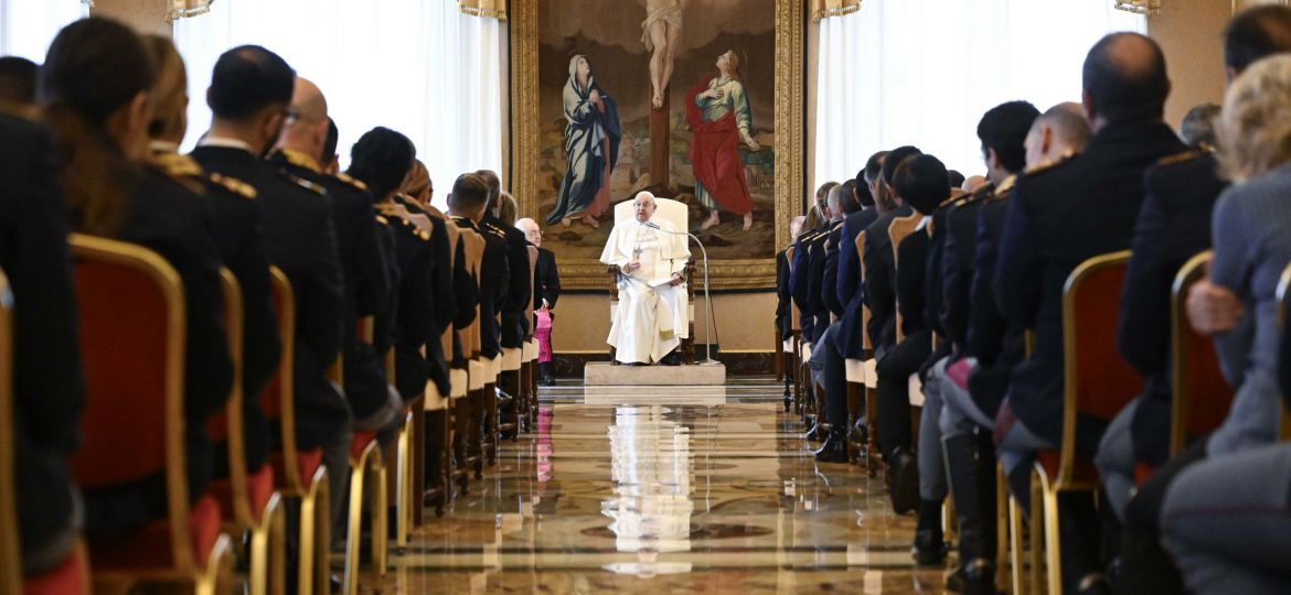 POPE FRANCIS ITALIAN NATIONAL POLICE