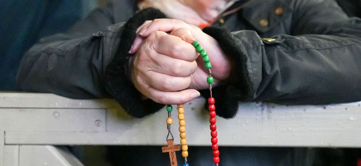 ROSARY AT VATICAN FOR POPE FRANCIS FEB. 25, 2025