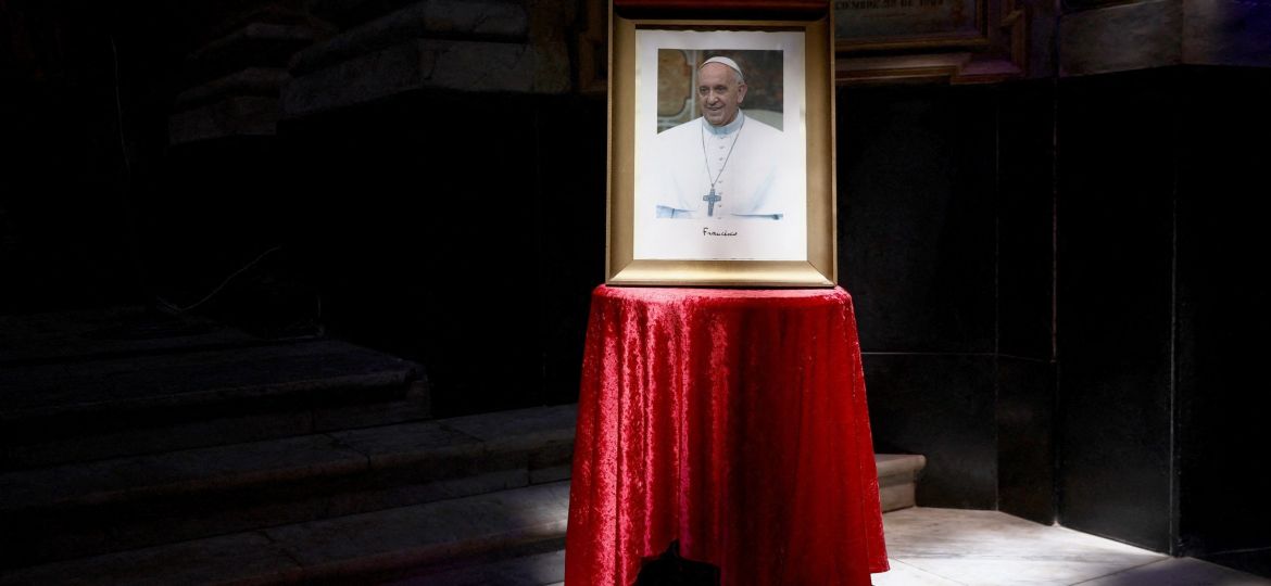 POPE FRANCIS PORTRAIT AREGENTINA BASILICA