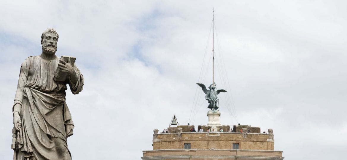 SAINT PETER STATUE SANT'ANGELO