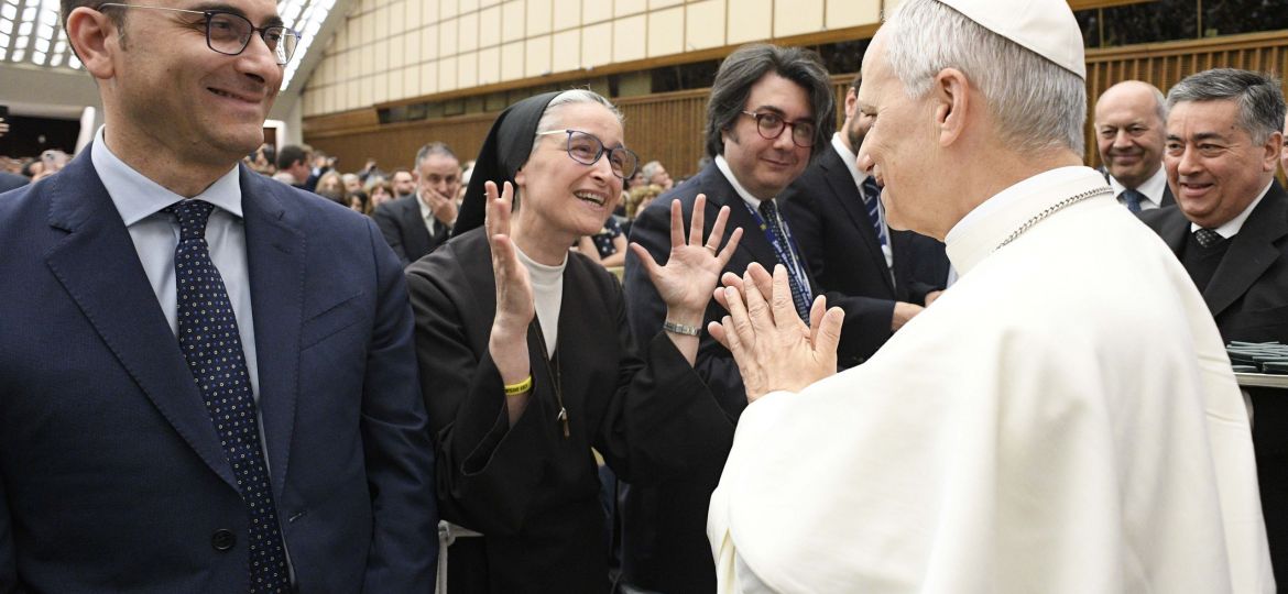 POPE LEO XIV MEETING WITH MEDIA