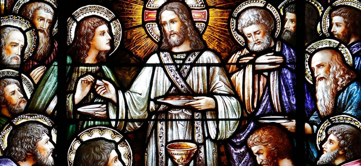 STAINED GLASS LAST SUPPER