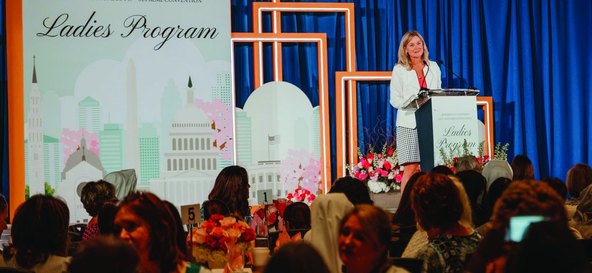 JEANNE MANCINI KNIGHTS SUPREME CONVENTION WASHINGTON