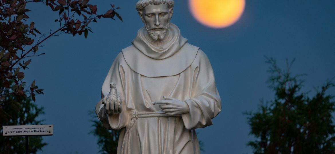 STATUE ST FRANCIS OF ASSISI