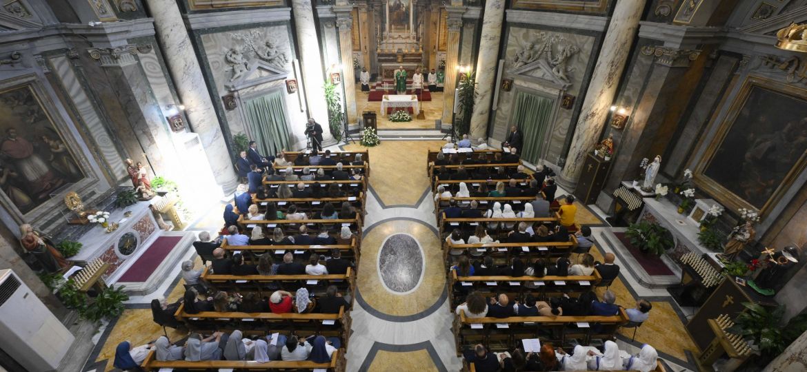 POPE LEO XIV MASS VATICAN CHURCH OF ST. ANNE