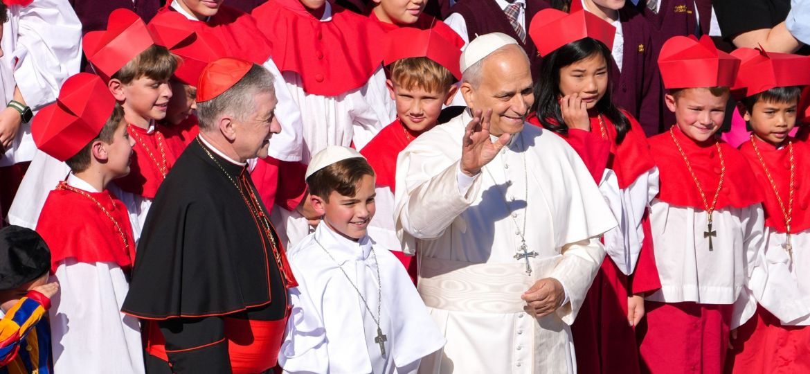 MOCK CONCLAVE STUDENTS FROM OUR LADY OF MOUNT CARMEL ACADEMY IN ROME