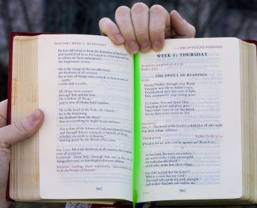 A breviary, or the liturgical book containing the Liturgy of the Hours, is seen in this illustration photo. Ascension and Word on Fire Publishing announced Oct. 7, 2025, they were each selected by the U.S. Conference of Catholic Bishops to print the second edition of the Liturgy of the Hours celebrated within the Latin Church. (OSV News photo/Bob Roller)