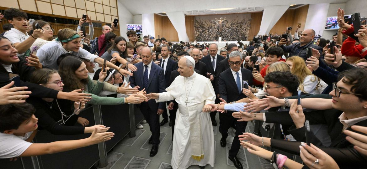 POPE LEO XIV STUDENTS JUBILEE EDUCATION
