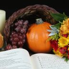 Thanksgiving Day celebrates an abundant harvest and the blessing of family and friends. "Bless the God of all, who has done wondrous things on earth" -- Sirach 50:22. (CNS photo/Michael Alexander, Georgia Bulletin)
