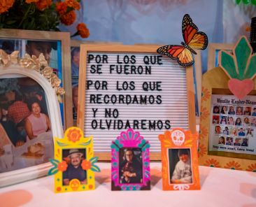 Detalle del "Altar de muertos" en la Parroquia de Santa Ana el 2 de Noviembre del 2024.