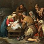 This is a 17th-century painting titled "The Adoration of the Shepherds" by Murillo, Bartolome Esteban. The feast of the Nativity of Christ, a holy day of obligation, is celebrated Dec. 25. Editors: For editorial use in print and online through Feb. 26, 2026. No use is permitted after Jan. 20, 2025. (OSV News photo/Bridgeman)