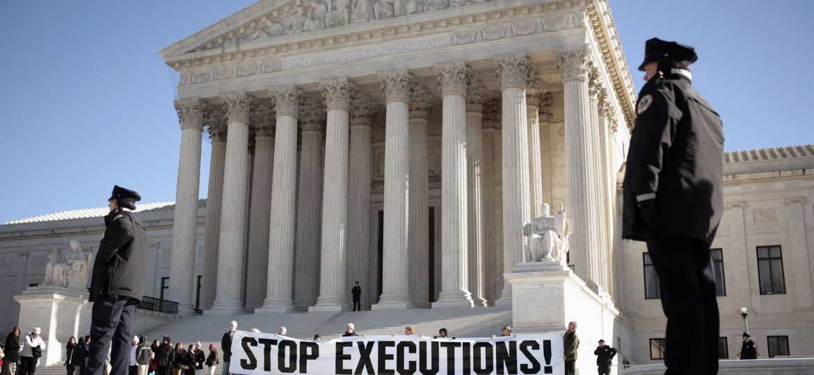 FILE DEATH PENALTY PROTEST U.S. SUPREME COURT