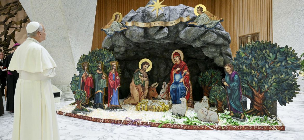 POPE LEO XIV NATIVITY SCENE