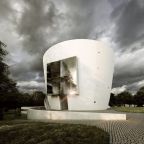 A project of the Holy Trinity Church, under preparation since fall 2024, in the central Czech Republic's industrial town of Neratovice is seen on an undated photo of the project. The Archdiocese of Prague has welcomed pre-Christmas plans to build a major new parish church using 3D printing technology, after architects insisted the method would slash costs and offer exceptional decorative and acoustic possibilities. (OSV News photo/courtesy Holy Trinity parish)