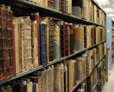 Rare books from the collection of the Marian Library of the University of Dayton Dayton in Ohio are seen in this undated image. (OSV News/Marian Library, University of Dayton)