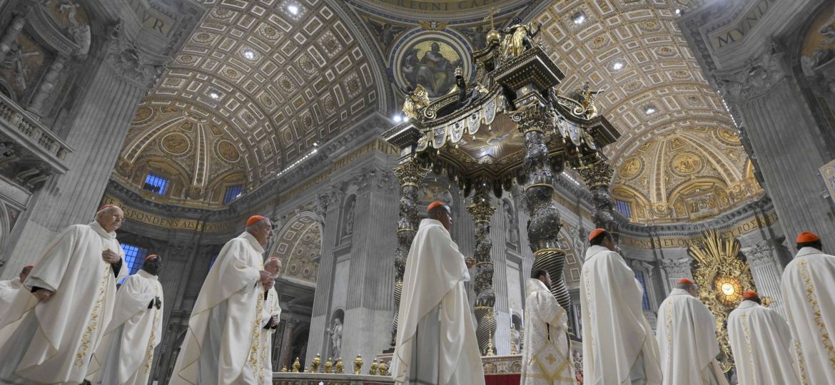 POPE LEO CARDINALS VATICAN CONSISTORY MORNING MASS