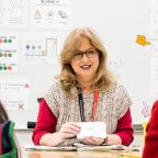 Students at Good Shepherd Catholic School in Garland who struggle with dyslexia attend support classes that are instructed by licensed dyslexia therapist like Vonda McFarling.