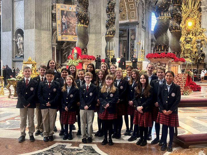 Students’ pilgrimage to Rome leads to musical encounter with Pope Leo XIV