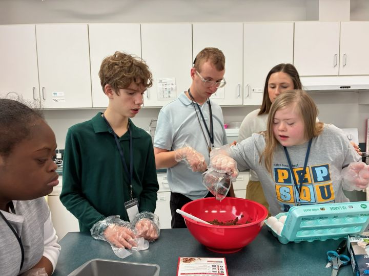 Students bake brownies to support girls’ education in South Sudan