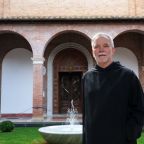 Benedictine Father Eusebius Martis, a professor at the Pontifical Athenaeum of St. Anselm in Rome from the suburbs of Chicago, is pictured at the university Feb. 12, 2026. He said the form of receiving ashes matters less than the humility the gesture signifies. (CNS photo/Lola Gomez)