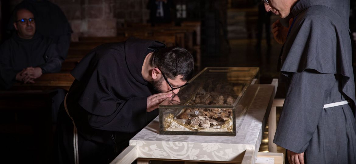 ST. FRANCIS RELICS EXHUMATION VENERATION
