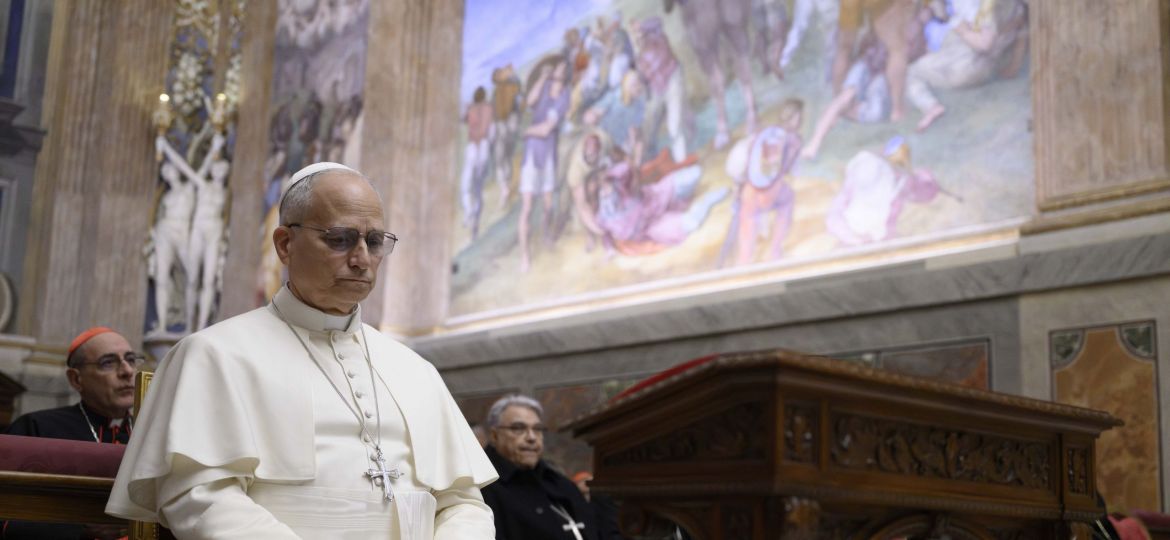 POPE LEO BISHOP VARDEN VATICAN LENTEN RETREAT