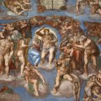 "The Last Judgement" by Michelangelo Buonarroti is pictured in the Sistine Chapel Feb. 21, 2020. The Vatican Museums announced Feb. 23, 2026, that restoration work has begun on Michelangelo's magnificent fresco. (CNS photo/Paul Haring)