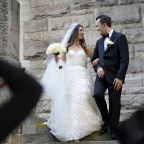 A bride and groom are seen leaving St. Paul the Apostle Church in New York City following their wedding in 2022. Cardinal Kevin Farrell, prefect for the Dicastery for Laity, Family and Life, delivers an address to the March 16-18, 2026, North American Marriage Catechumenate conference held in Grand Cocteau, La. (OSV News photo/Gregory A. Shemitz)