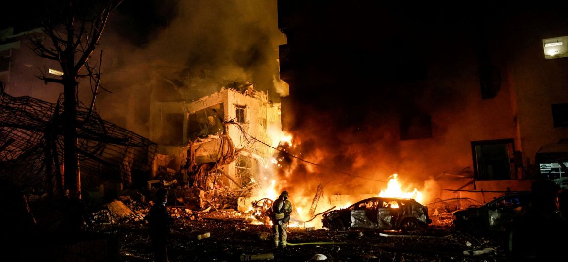 ISRAEL FIREFIGHTERS IRAN STRIKE