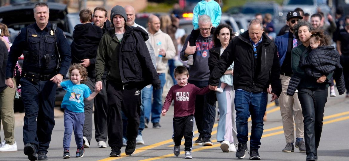 TRUCK CRASHES MICHIGAN SYNAGOGUE
