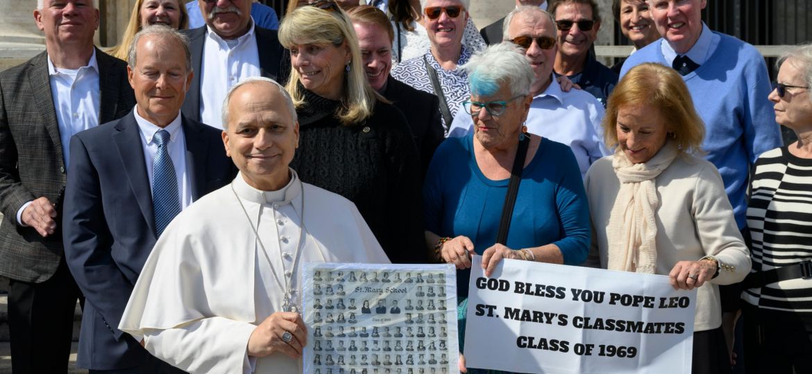 POPE LEO XIV CLASSMATES CHICAGO