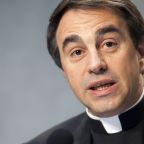 Archbishop Ettore Balestrero, the Holy See's U.N. permanent observer in Geneva, is pictured in a file photo at the Vatican. In a March 19, 2026, address ahead of World Down Syndrome Day, observed annually on March 21, Archbishop Balestrero issued a call for greater commitment to the defense of the dignity and rights of people with Down syndrome, decrying the current "discriminatory and eugenic practices" related to prenatal screening. (OSV News photo/Alessia Giuliani, CPP)