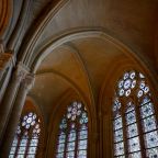 View of the stained glass windows during the inaugural Mass at Notre Dame Cathedral in Paris, five-and-a-half years after a fire ravaged the Gothic masterpiece, as part of ceremonies to mark the cathedral's reopening after its restoration, in Paris, Dec. 8, 2024. (OSV News photo/Sarah Meyssonnier, Reuters)