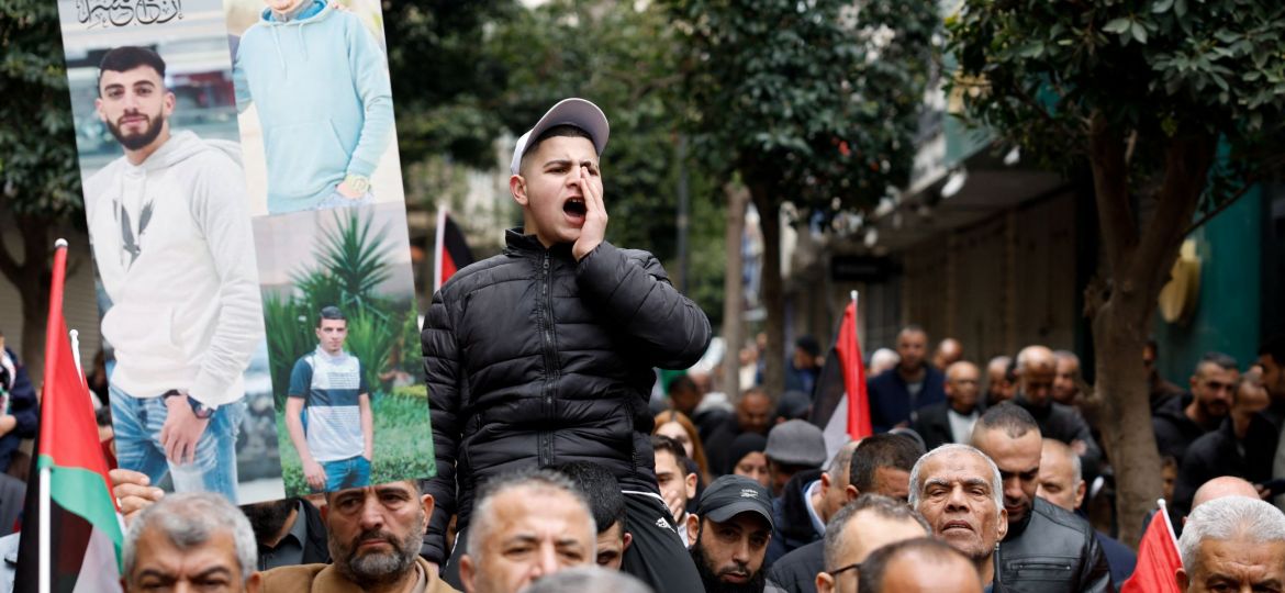 PALESTINIANS PROTEST WEST BANK DEATH PENALTY LAW