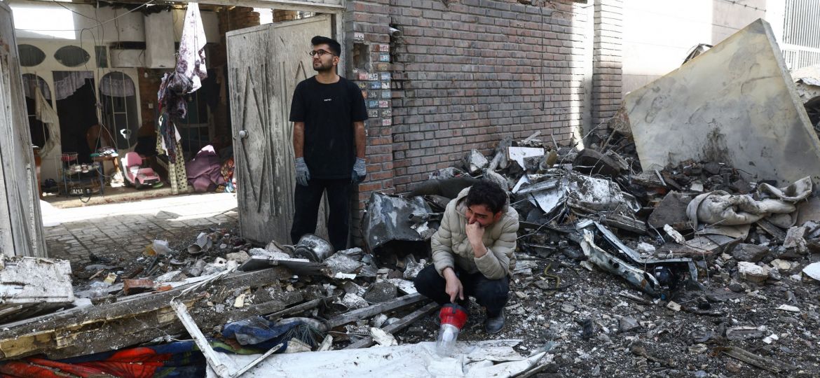 IRAN RESIDENTIAL BUILDING DAMAGED U.S.-ISRAELI WAR