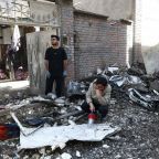 People react at the site of a residential building in Tehran, Iran, March 27, 2026, that was damaged by a strike amid the U.S.-Israeli war with Iran. (OSV News photo/Majid Asgaripour, West Asia News Agency via Reuters) EDITORS - THIS PICTURE WAS PROVIDED BY A THIRD PARTY