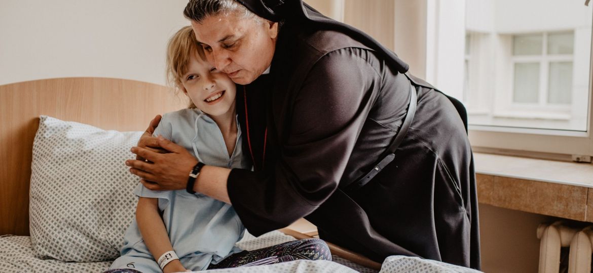 RELIGIOUS SISTER LITHUANIA YOUNG HOSPICE PATIENT